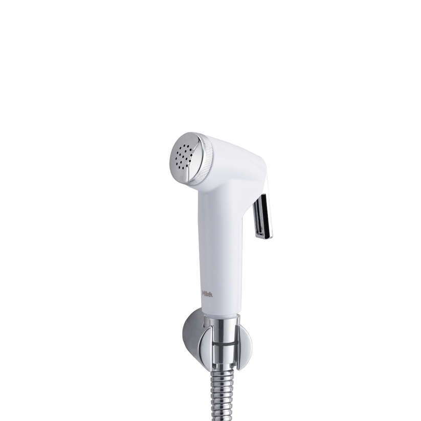 Mila Pureflo Health Faucet - MHHC0403WT, Health Faucet Chrome and White